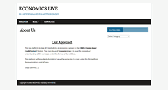 Desktop Screenshot of economicslive.com